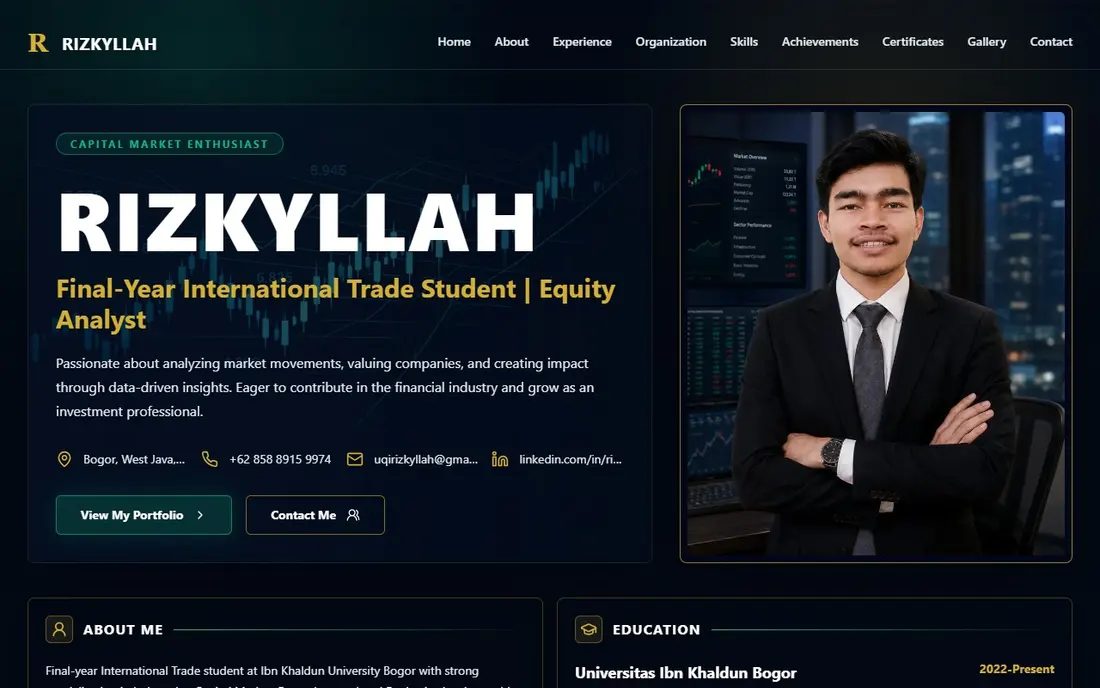 Rizkyllah Personal Portfolio